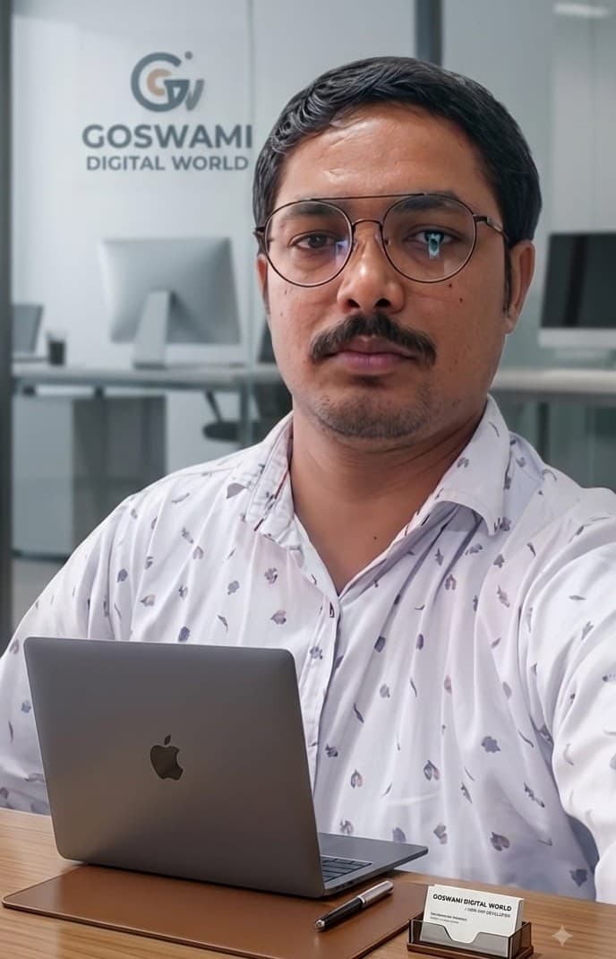 Ankur Goswami, Founder & CEO of Goswami Digital World